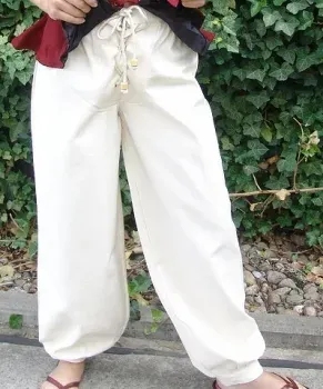 La Bottega di Merlino Pantaloni Gerold con laccio in cotone