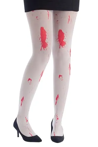 P'tit Clown Collant Bianchi Insanguinati Donna Halloween