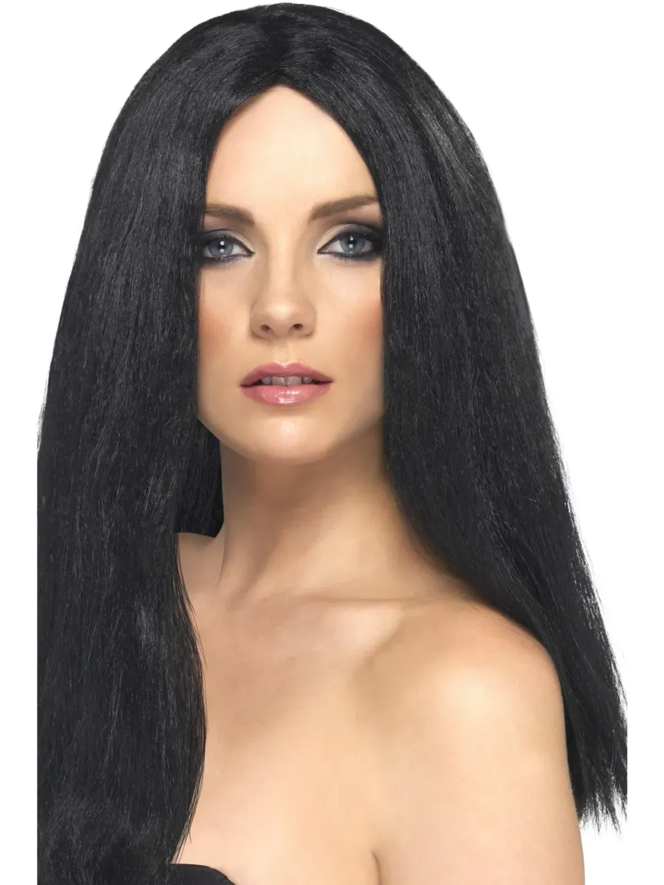 Smiffys Star Style parrucca donna bionda lunga liscia