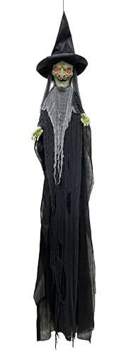 P'tit Clown strega gigante 360 cm decorazione halloween sonora