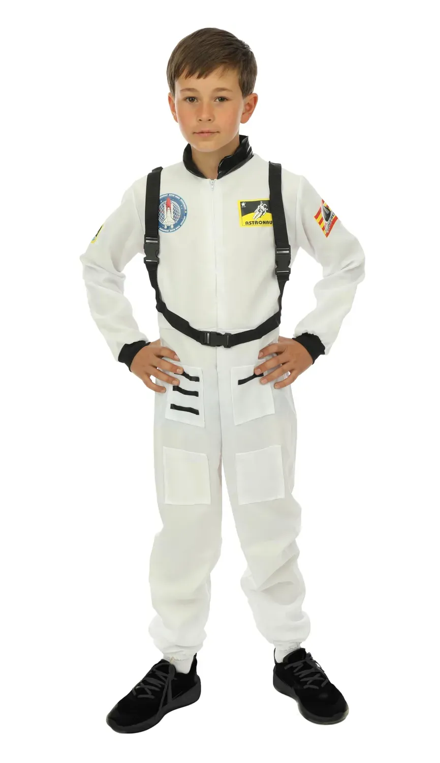 P'tit Clown Costume Astronauta Bambino 10-12 Anni Bianco