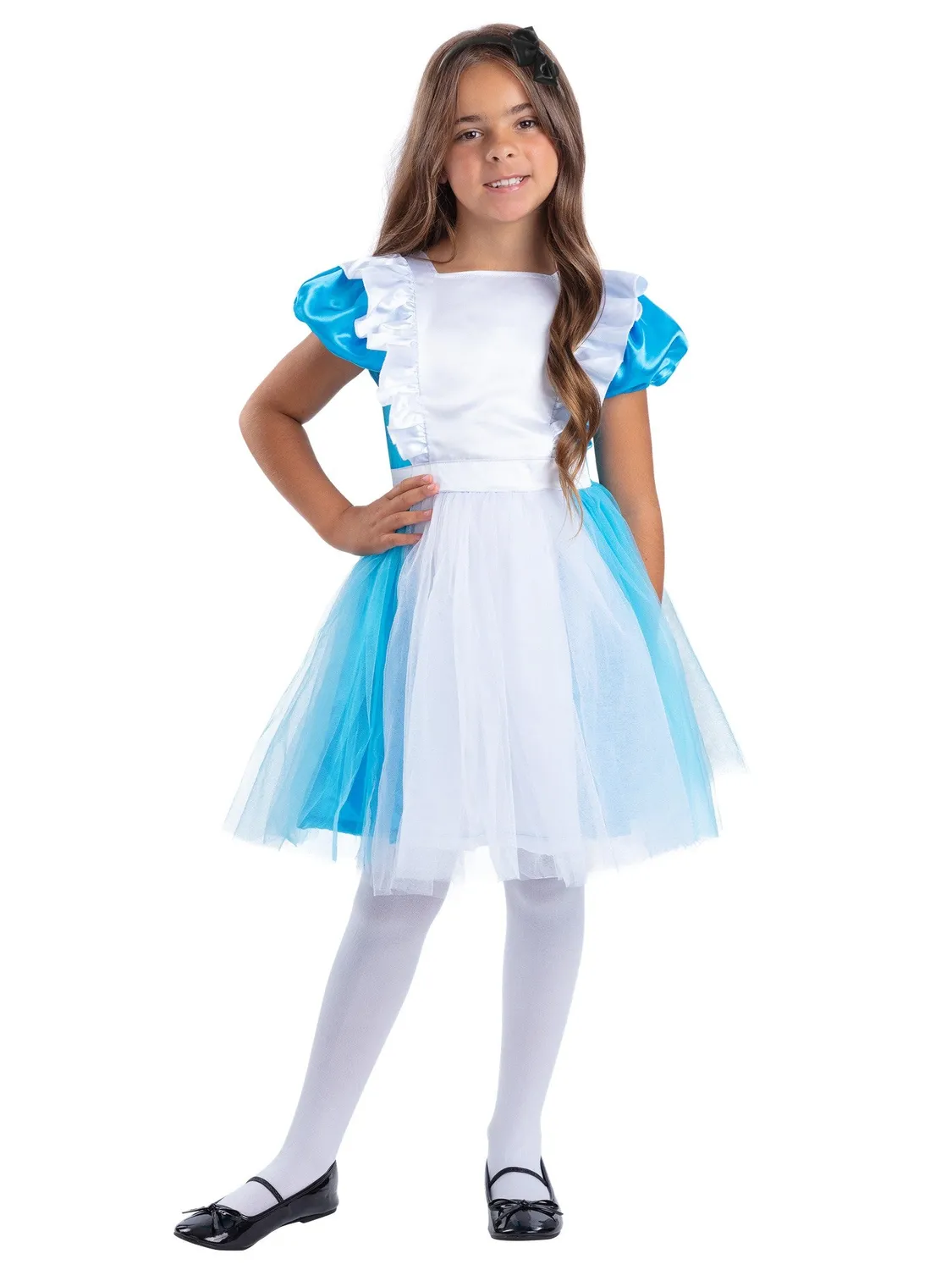 Smiffys Wonderland Alice costume bambina blu taglia L 10-12 anni