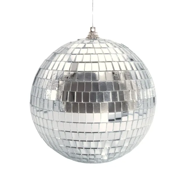 P'tit Clown 23457 palla da discoteca 15 cm argento sfaccettata