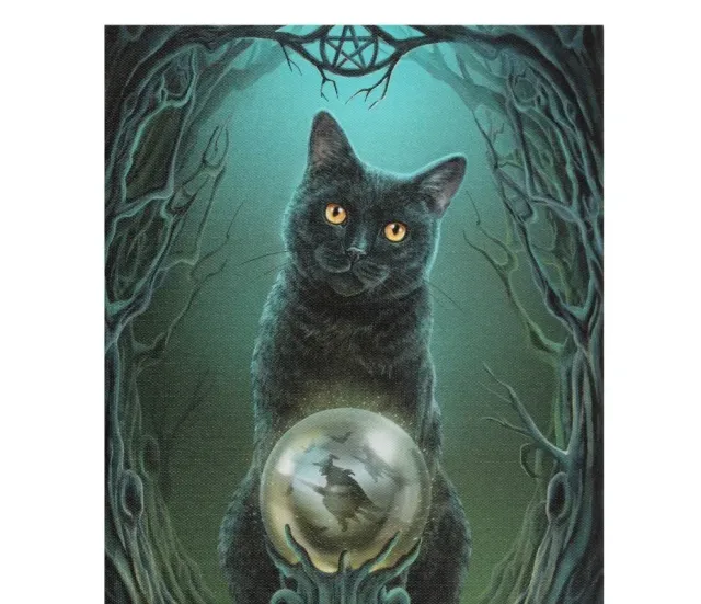 La Bottega di Merlino Quadro gatto in canvas da parete