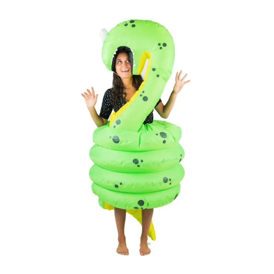 Bodysocks Serpente Costume Gonfiabile Adulti con Ventola