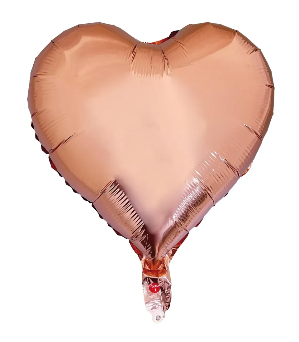 P'tit Clown Palloncino a Cuore Argento foil
