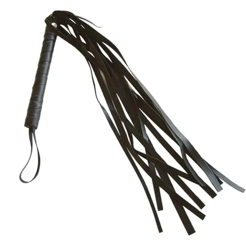 P'tit Clown Frusta finta pelle nera 65 cm accessorio