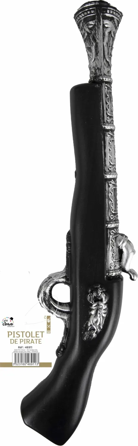 P'tit Clown pistola pirata giocattolo 42 cm assortita