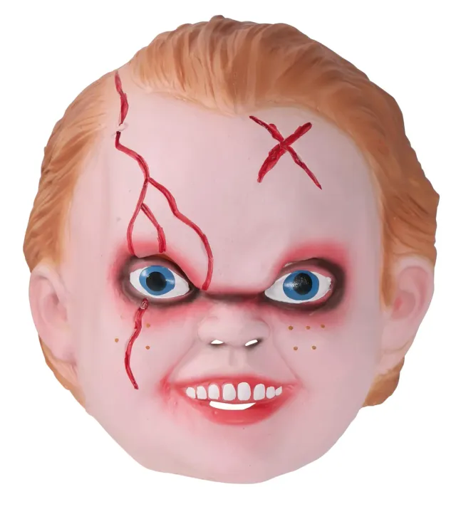 Fiestas Guirca Bambola Diabolica Maschera Lattice Halloween