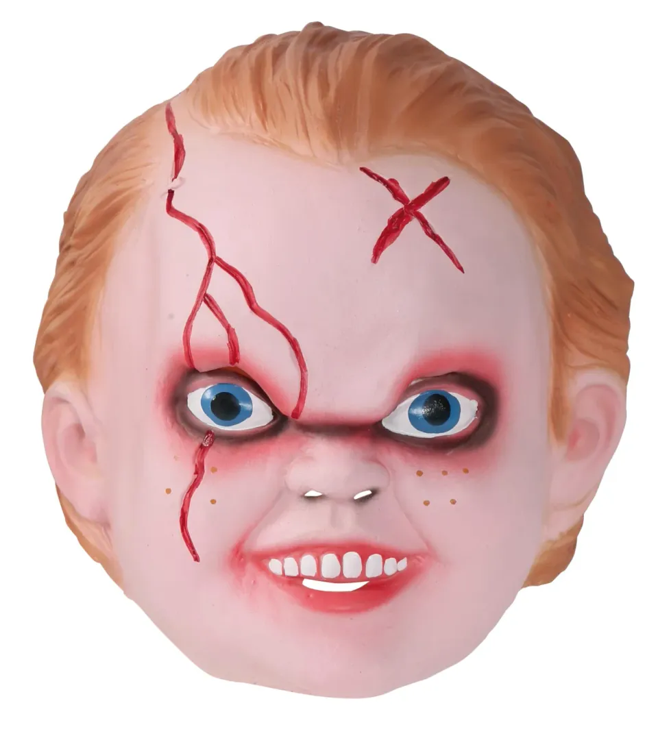 Fiestas Guirca Bambola Diabolica Maschera Lattice Halloween