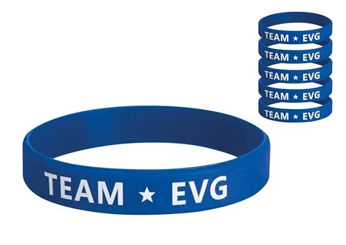 P'tit Clown Team EVG EVJF braccialetti set 6 pezzi gomma