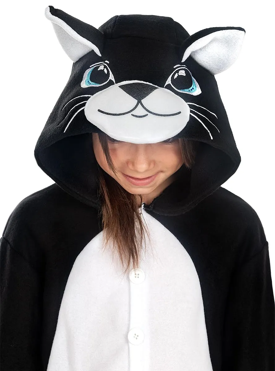 Funidelia Gattino Kitten costume gatto nero 7-9 anni