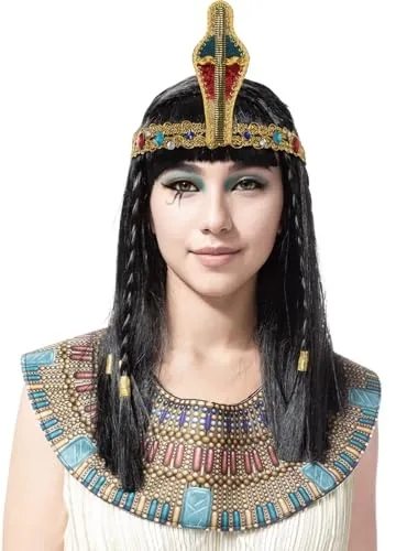 Funidelia Diadema Cleopatra copricapo donna dorato