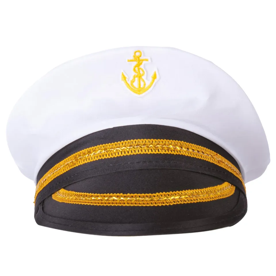 P'tit Clown 72390 Cappello da Capitano Adulto Bianco