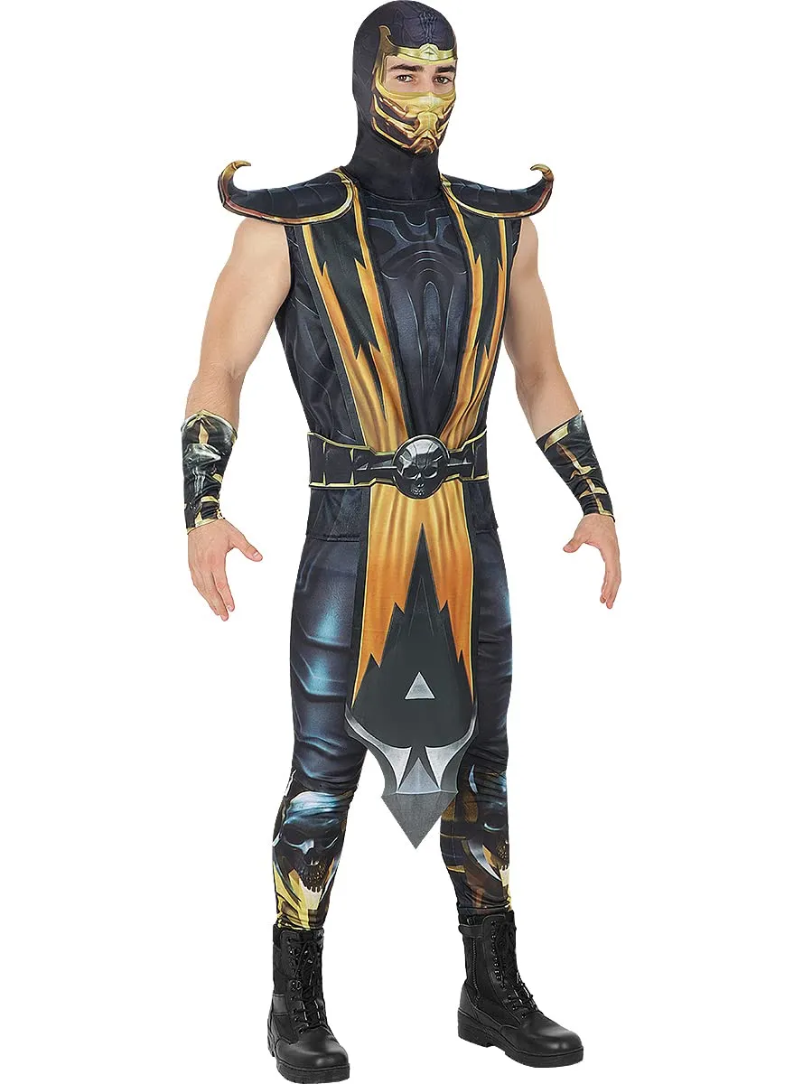 Funidelia Scorpion Mortal Kombat costume uomo M nero