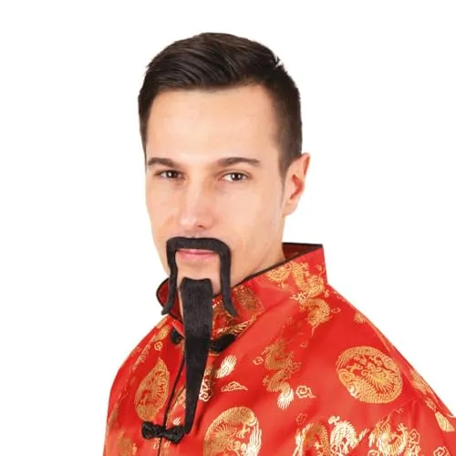 P'tit Clown Re22706 Barba e Baffi mandarino nero adesivo