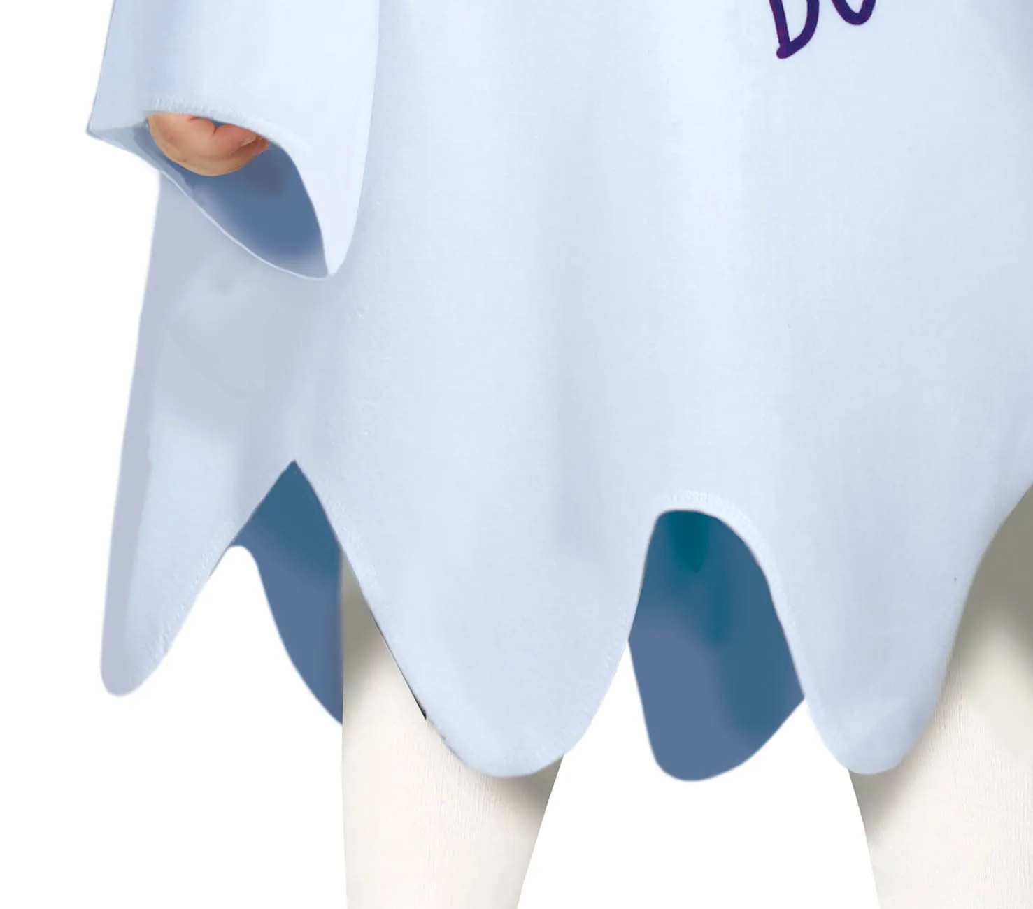 Guirca costume fantasma neonato 12-18 mesi bianco con cappuccio
