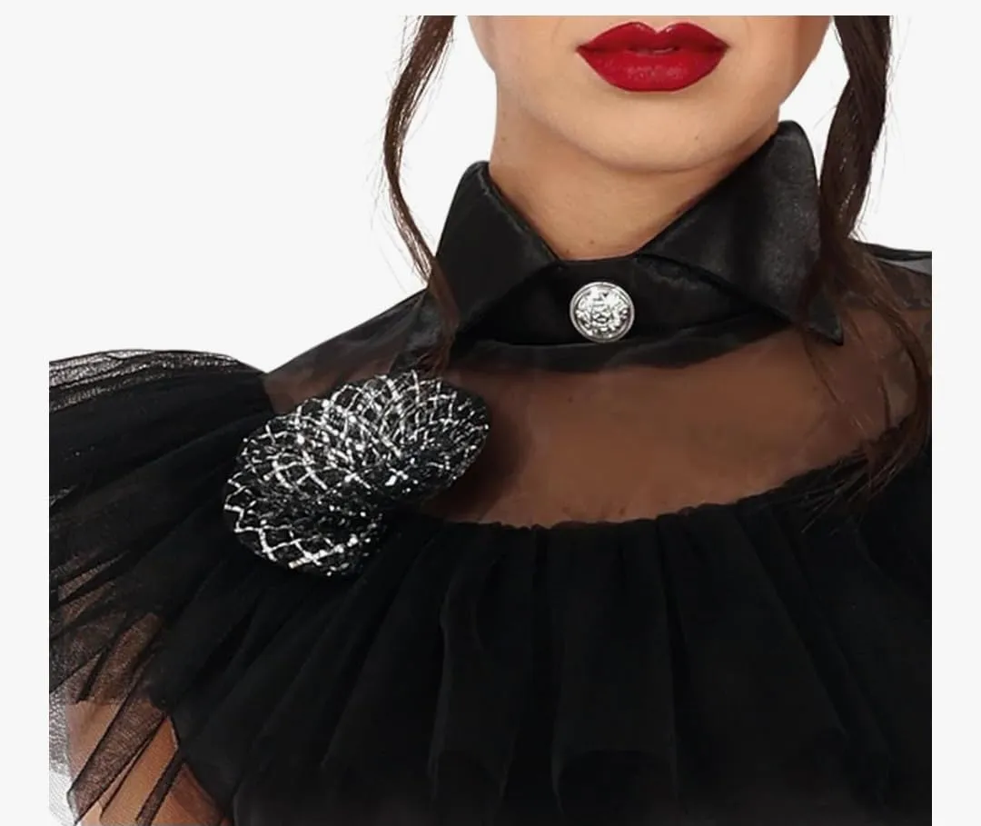 Fiestas Guirca Regina Notte costume 14-16 anni nero