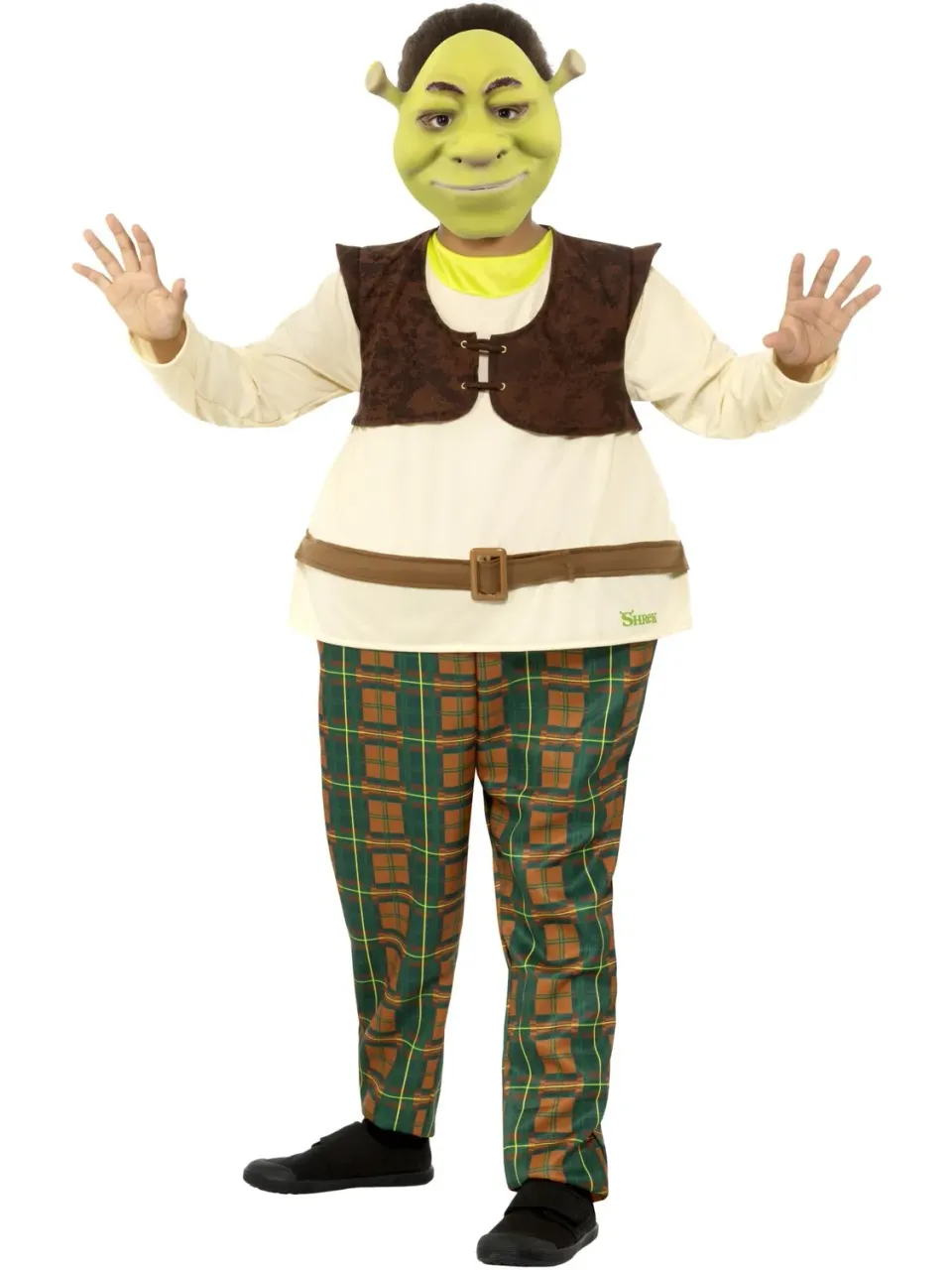 Smiffys Shrek costume bambino verde con maschera 4-6 anni