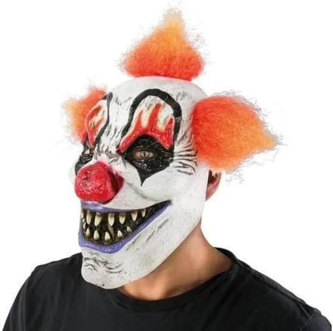 P'tit Clown maschera clown assassino lattice adulto mezza maschera