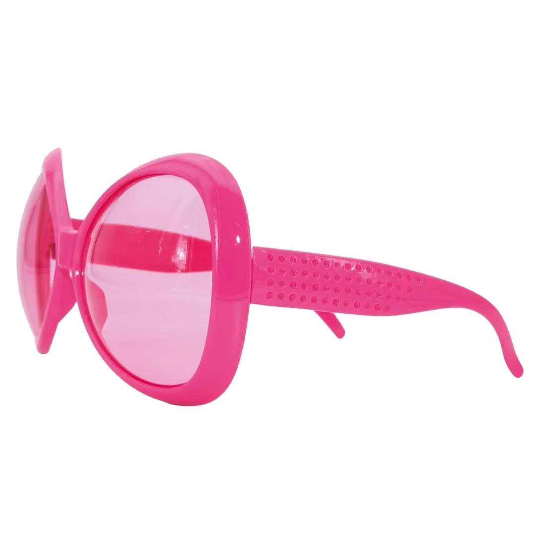 P'tit Clown 35065 occhiali mosca rosa plastica adulto