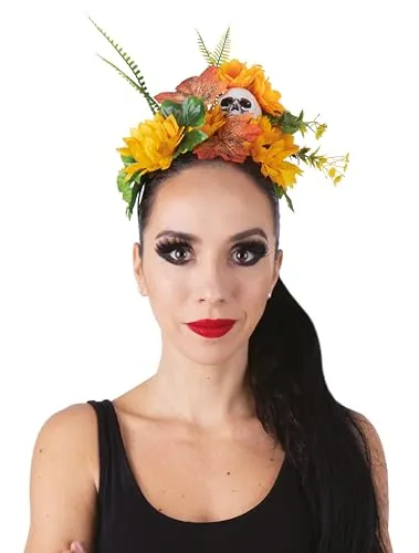 P'tit Clown 22970 cerchietto fiori arancione