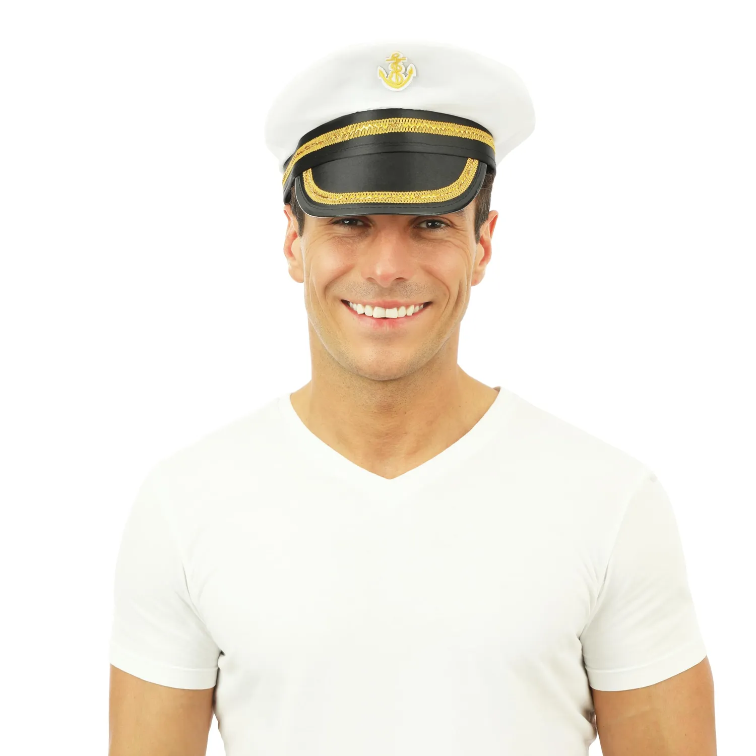 P'tit Clown 72390 Cappello da Capitano Adulto Bianco