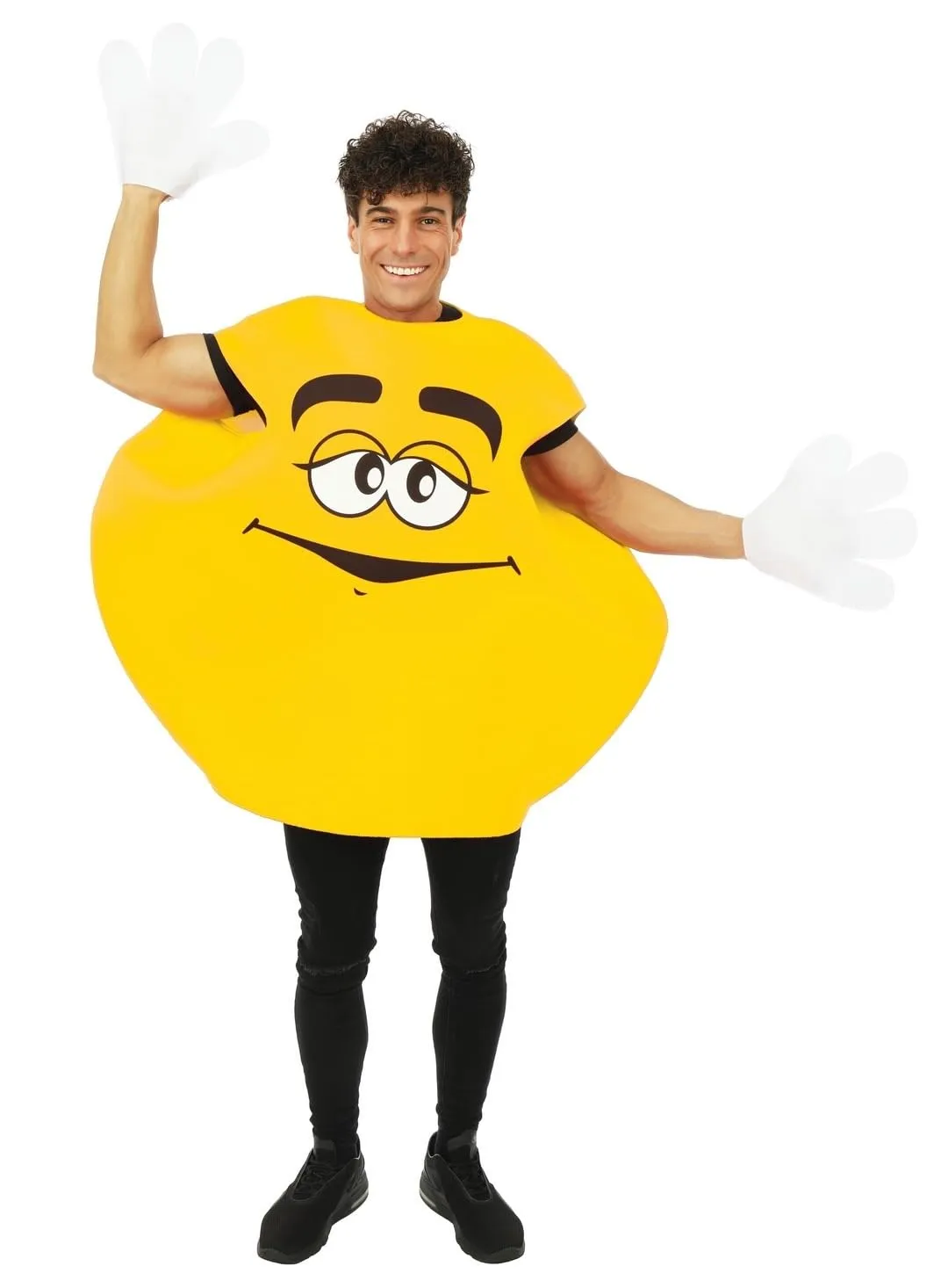 P'tit Clown 76702 costume caramella adulto giallo taglia unica