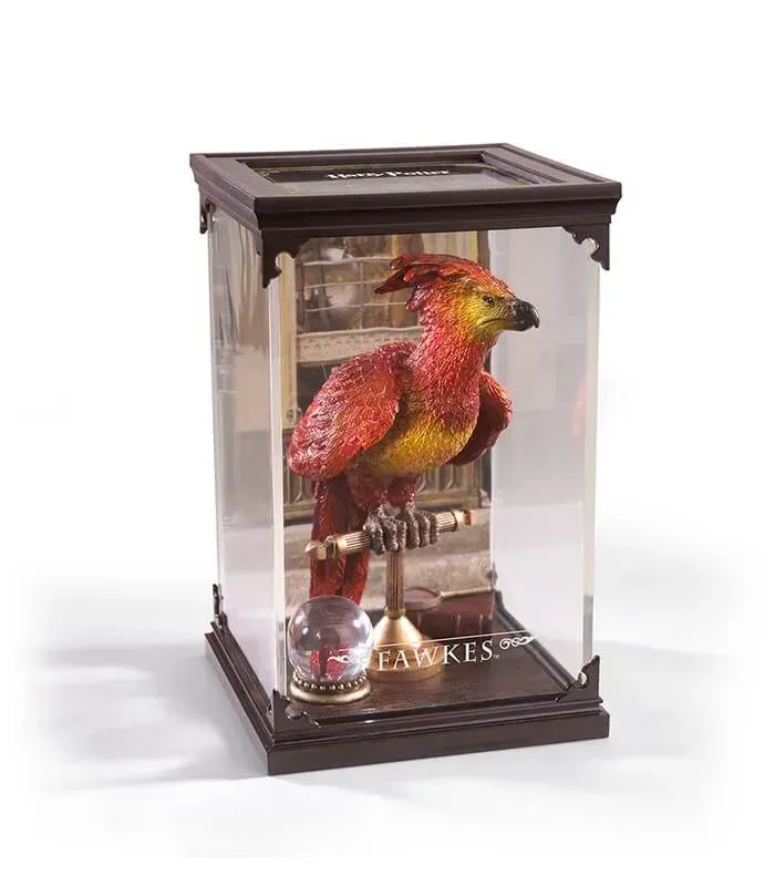 La Bottega di Merlino Creatura Phoenix statuetta resina con teca
