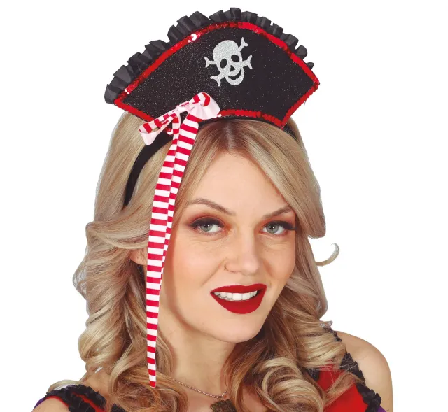 Guirca Minihat fascia pirata accessorio testa