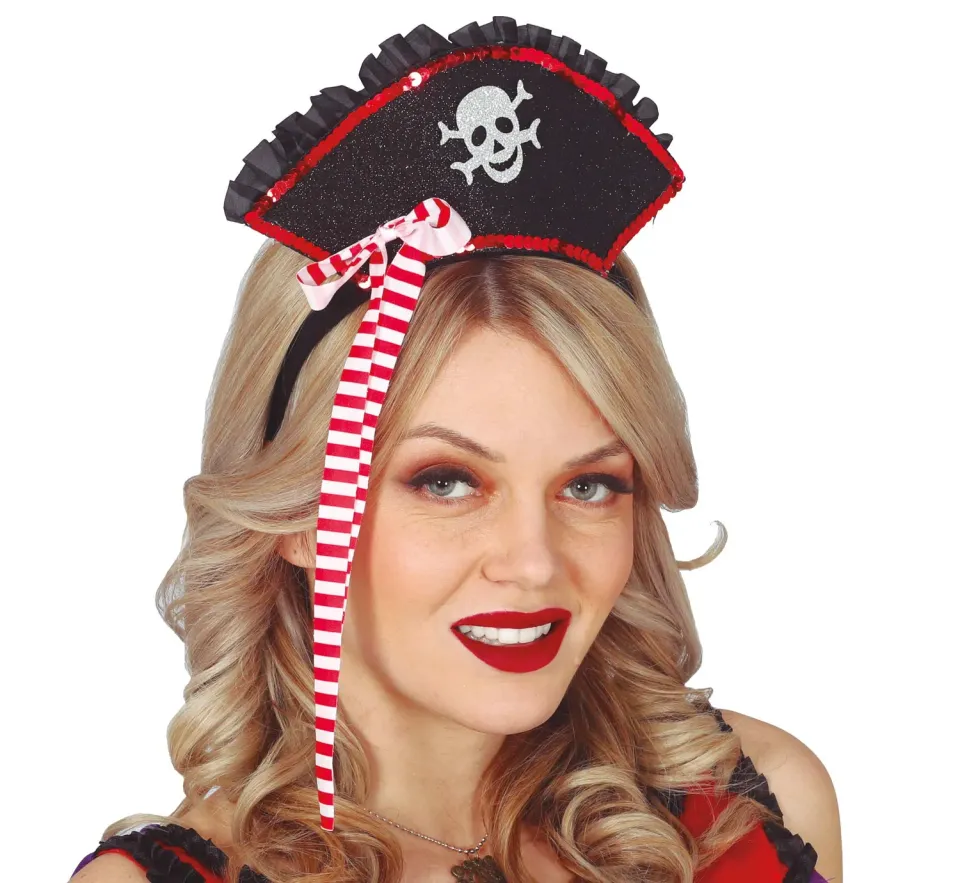 Guirca Minihat fascia pirata accessorio testa