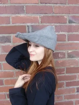 La Bottega di Merlino Copricapo Robin Hood cappello lana verde