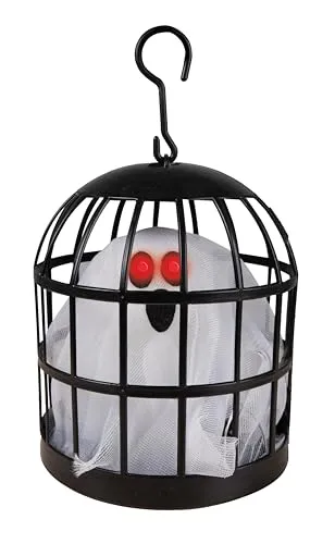 P'tit Clown 23536 fantasma in gabbia animato sonoro 25 cm