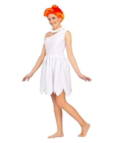 Funidelia costume Wilma Flintstone donna L con parrucca