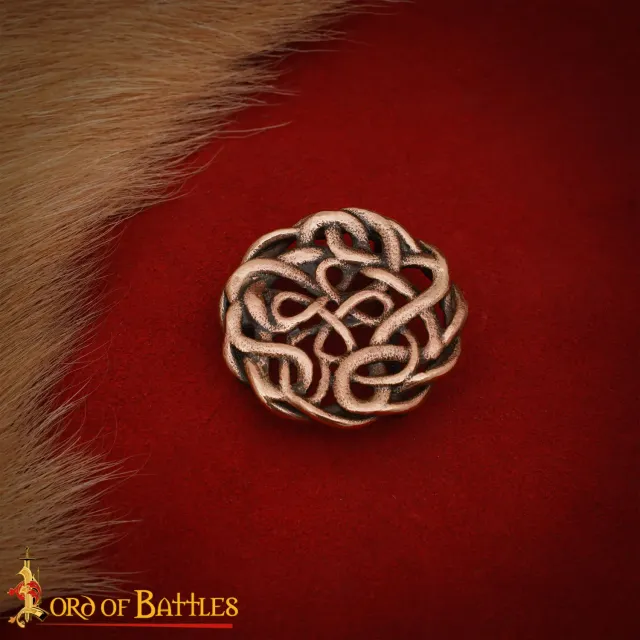 La Bottega di Merlino Fibbia Celtica Bronzo 2,5 cm IX Secolo