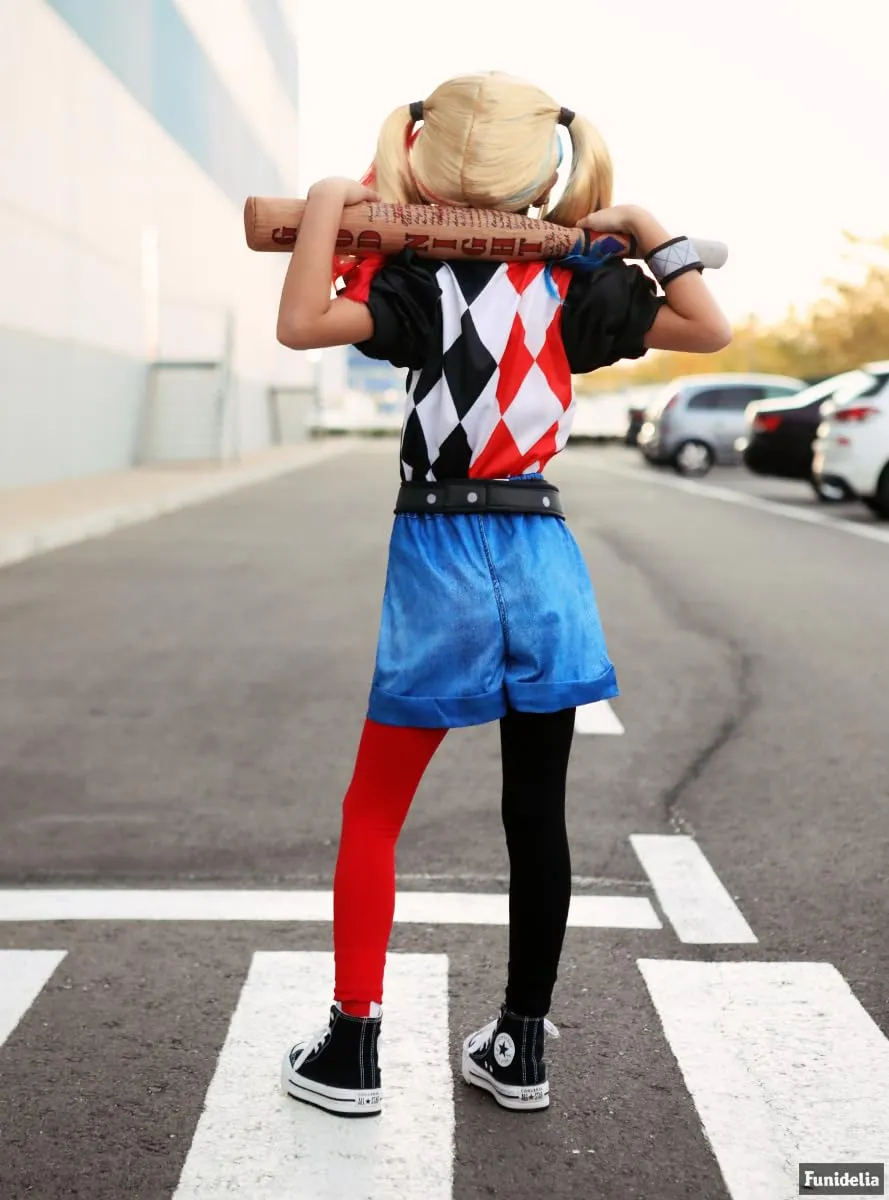 Funidelia Harley Quinn parrucca bambina gialla ufficiale