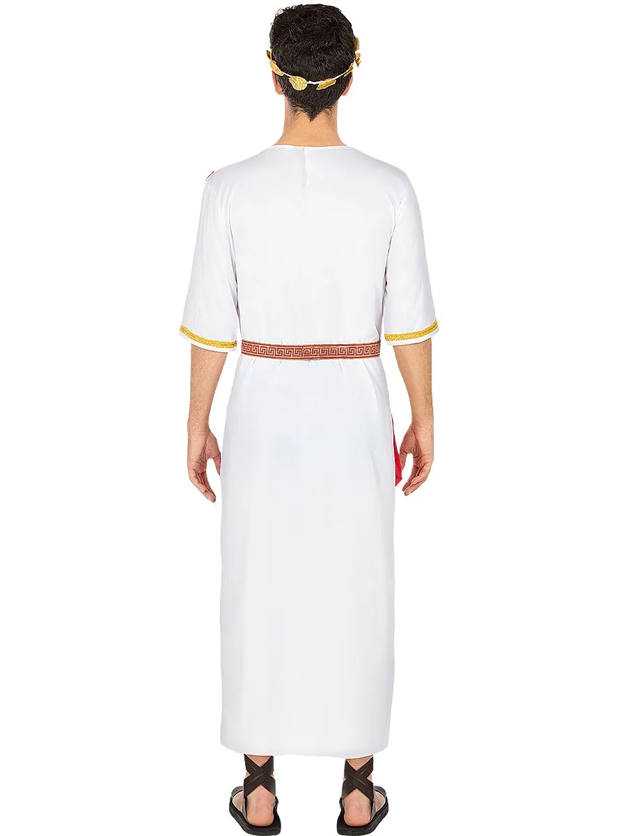 Funidelia Costume da Romano Uomo S-M Marrone