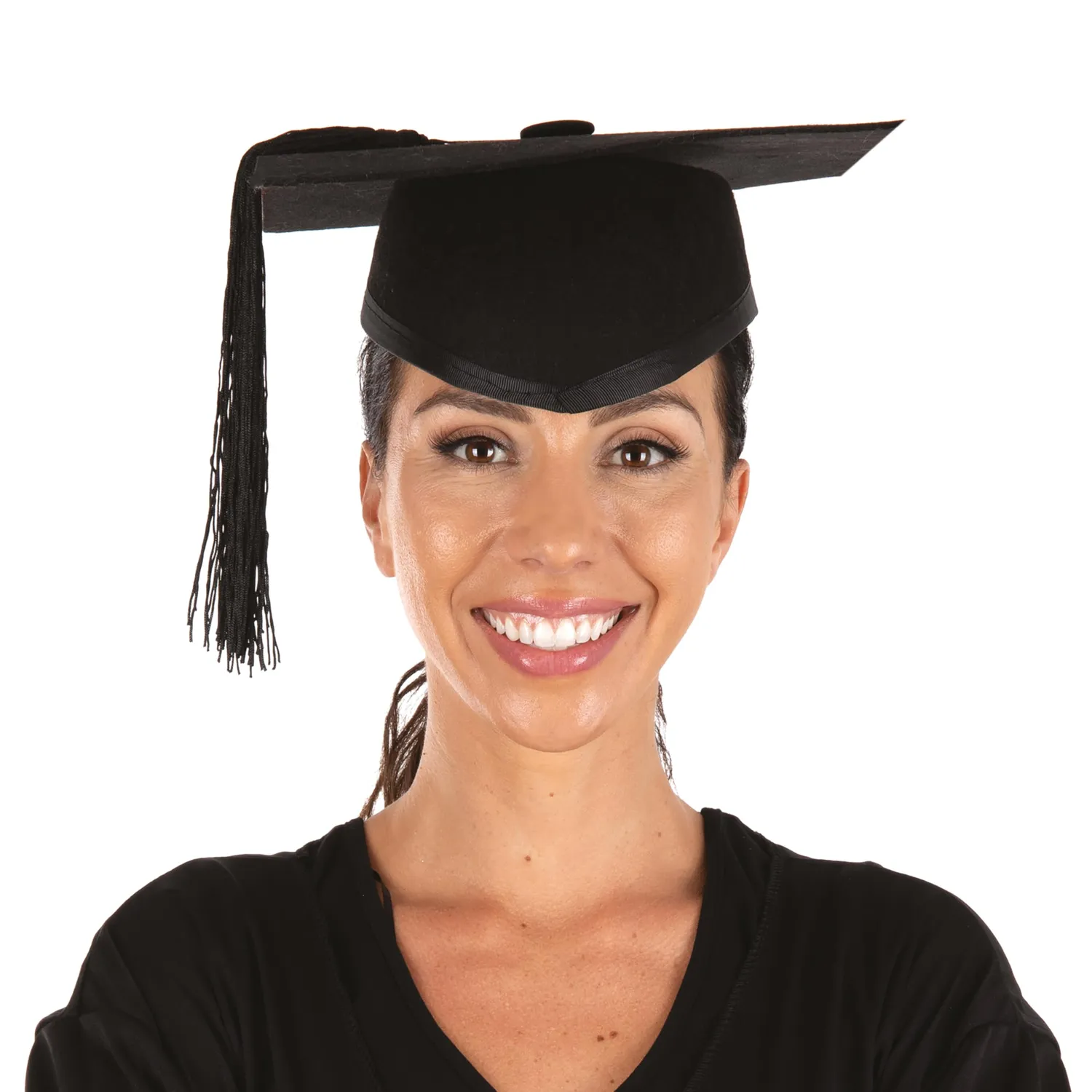 P'tit Clown Cappello Feltro Studente Nero Adulti