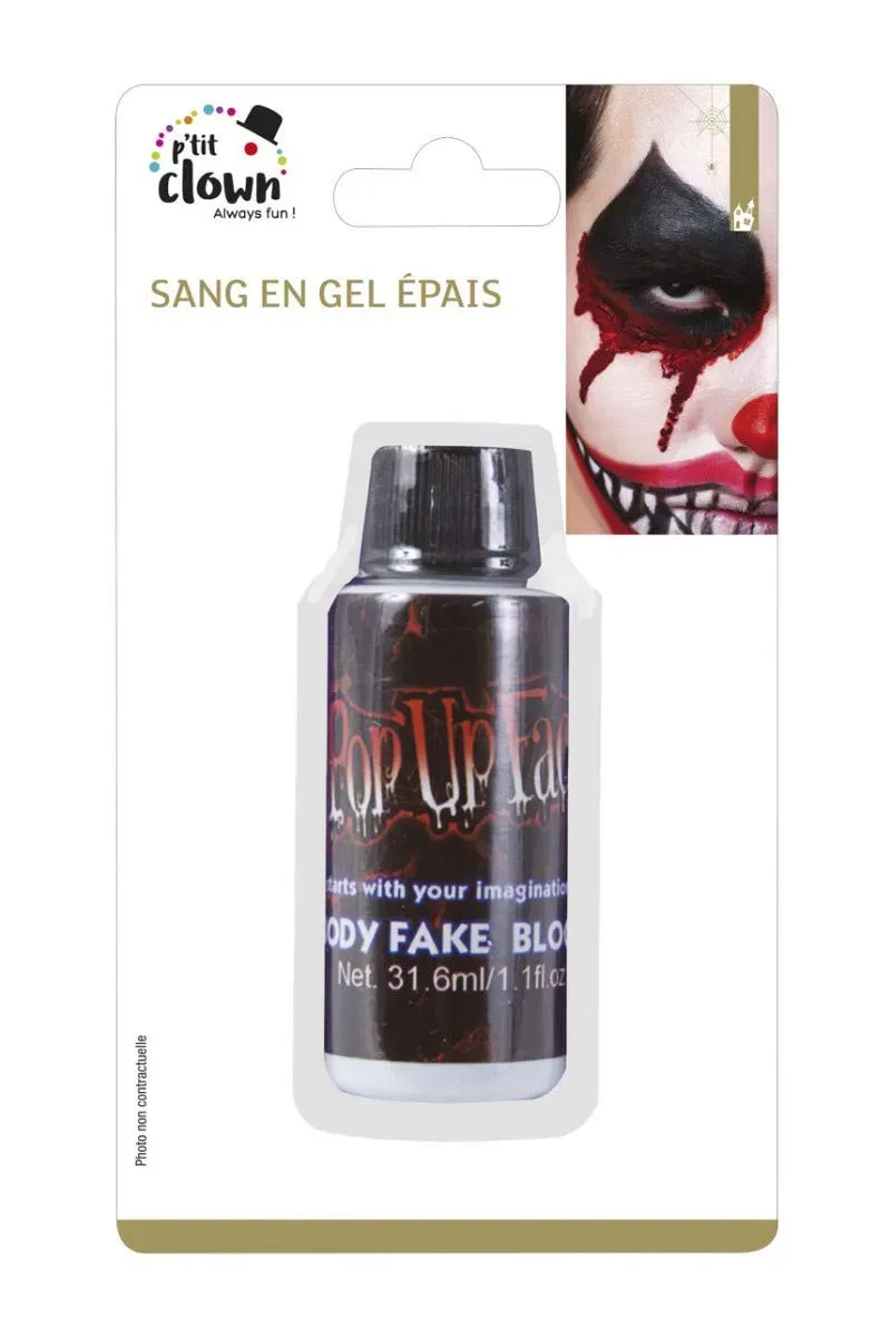 P'tit Clown sangue in gel spesso effetto horror
