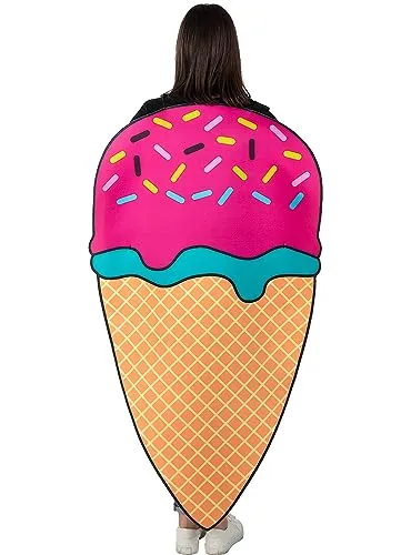 Funidelia Gelato Costume Cibo Unisex Taglia Unica marrone
