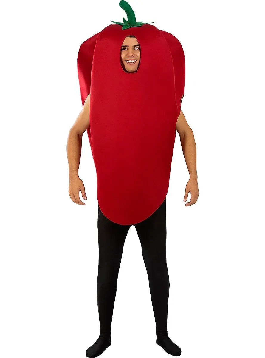 Funidelia Peperone Rosso costume adulto taglia unica rosso