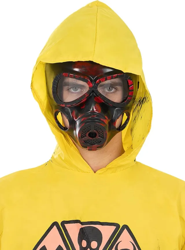 Funidelia Morto Vivente Maschera Antigas grigia horror