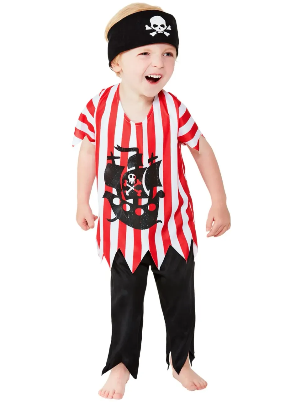 Smiffys Jolly Pirate costume pirata bimbo 1-2 anni 3 pezzi