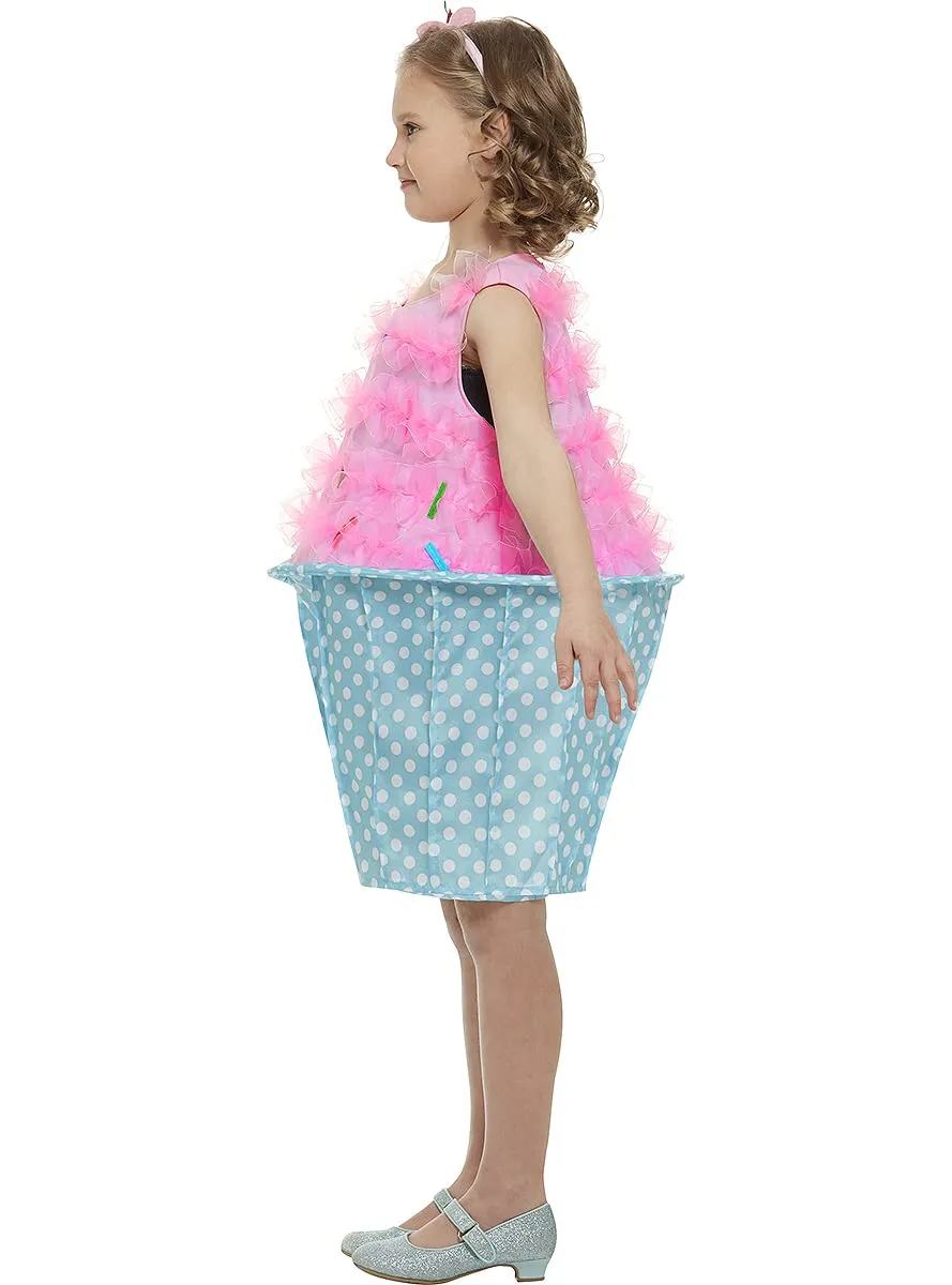 Funidelia Cupcake costume bambina rosa dolce