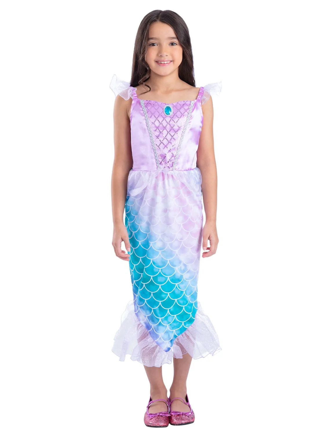 Smiffys Mermaid Princess costume bambina Medium 7-9 anni