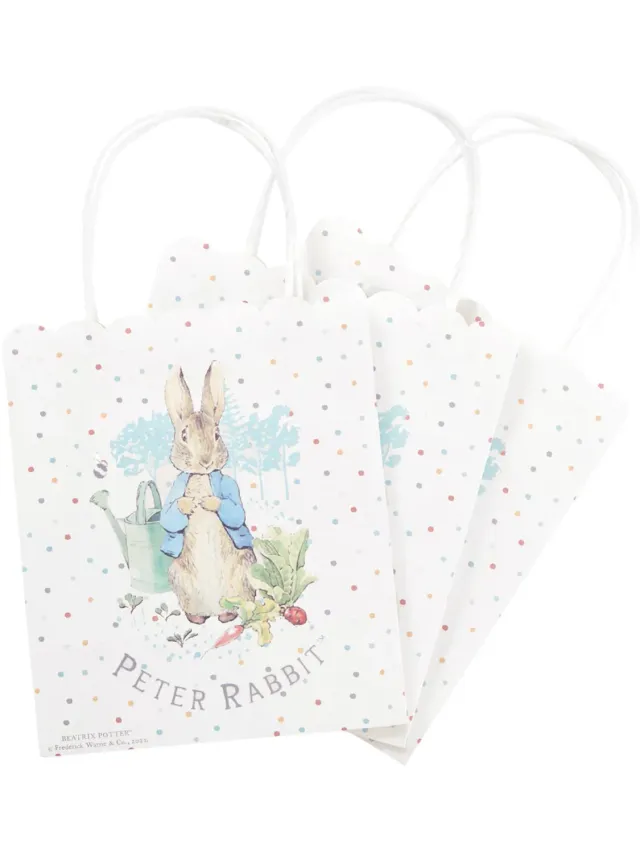 Smiffys Peter Rabbit sacchetti festa 6 pezzi 17x20 cm