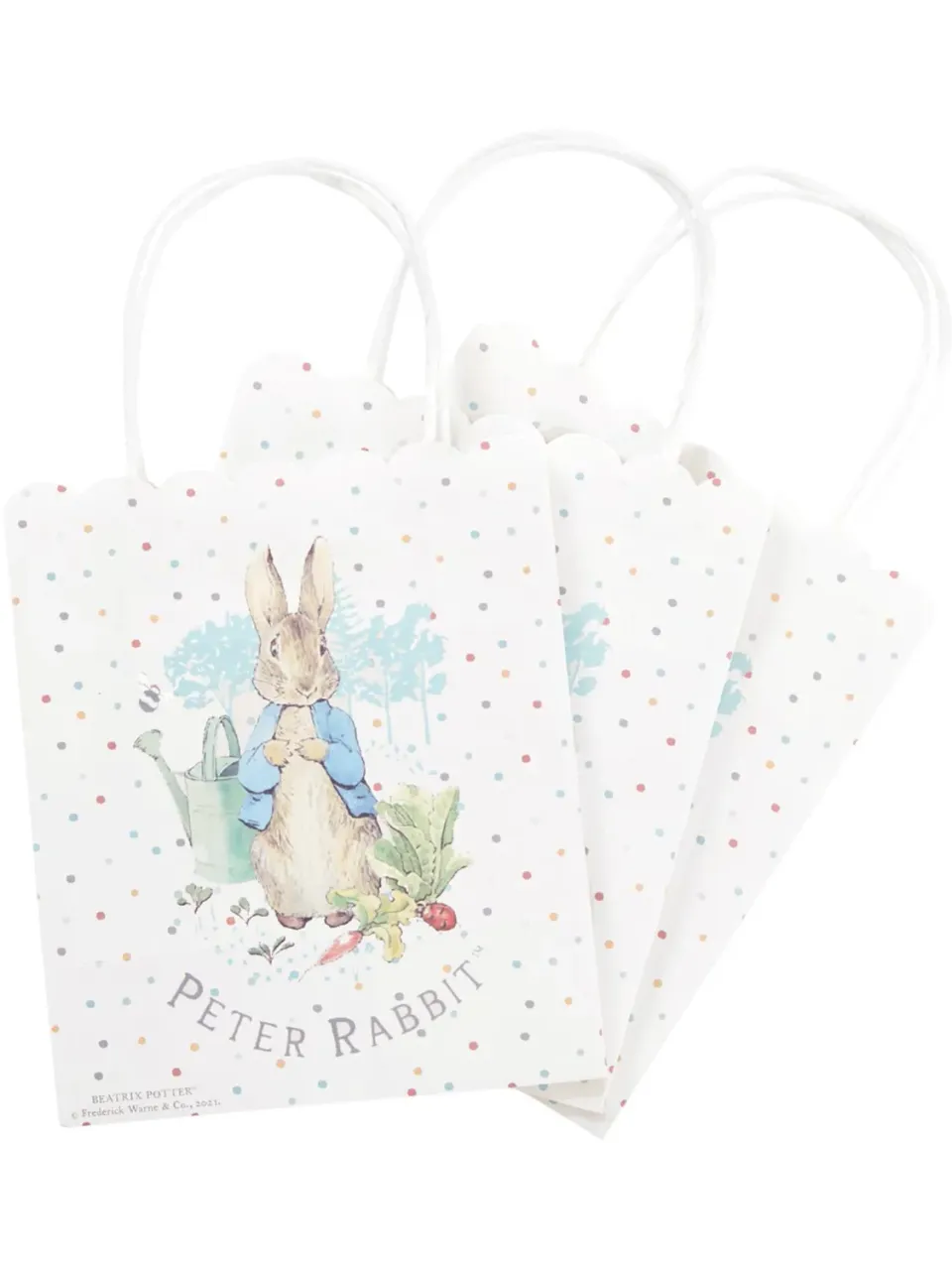 Smiffys Peter Rabbit sacchetti festa 6 pezzi 17x20 cm