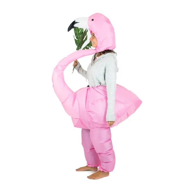 Bodysocks Fenicottero Costume Gonfiabile Adulti Rosa Divertente