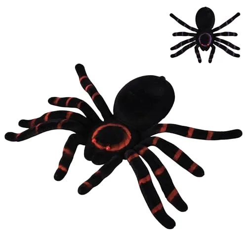 P'tit Clown Ragno floccato decorazione 20 cm Halloween