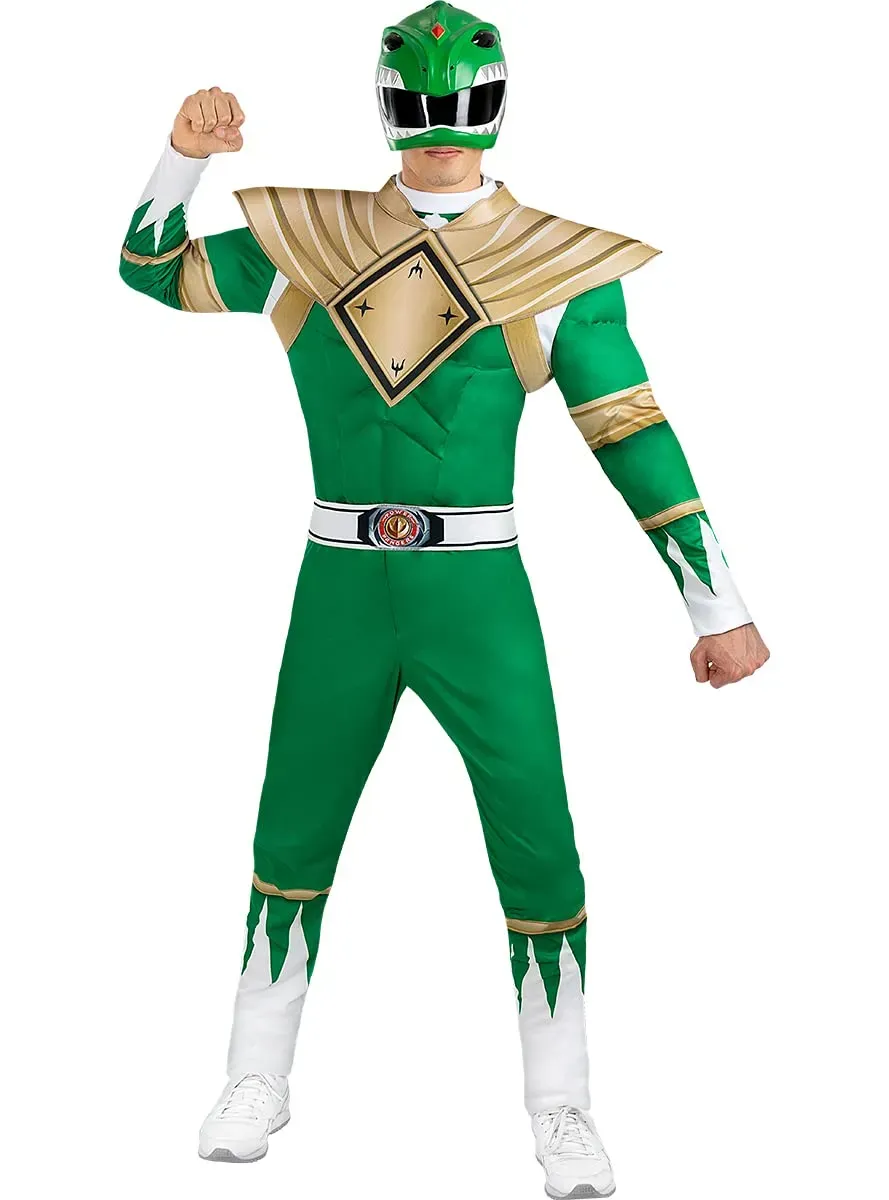 Funidelia Power Ranger Verde costume uomo M